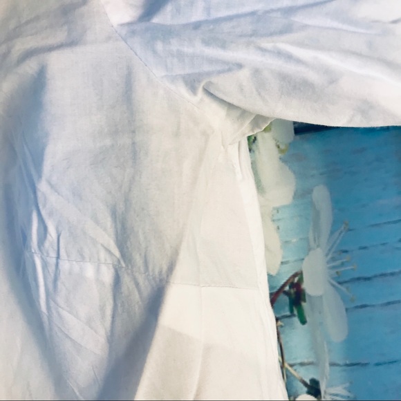 ANN TAYLOR LOFT WHITE TOP SZ2 - Picture 2 of 8